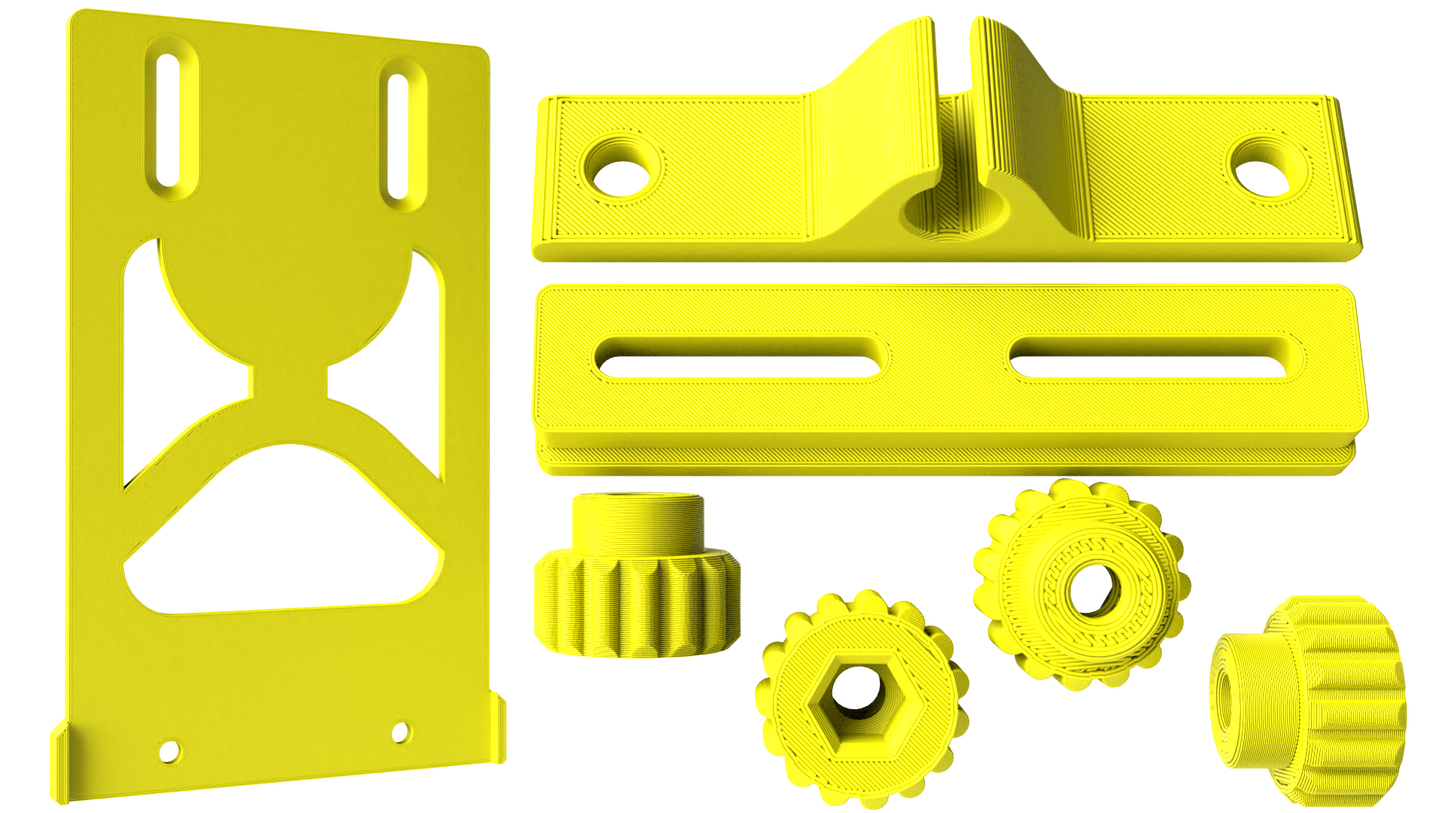 Adjustment jig for dewalt table saw