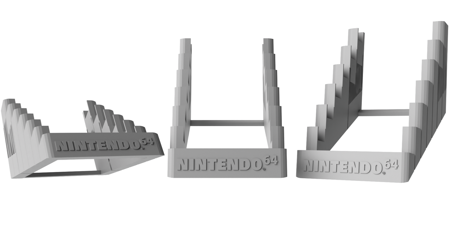 Nintendo 64 n64 game cartridge stand/holder