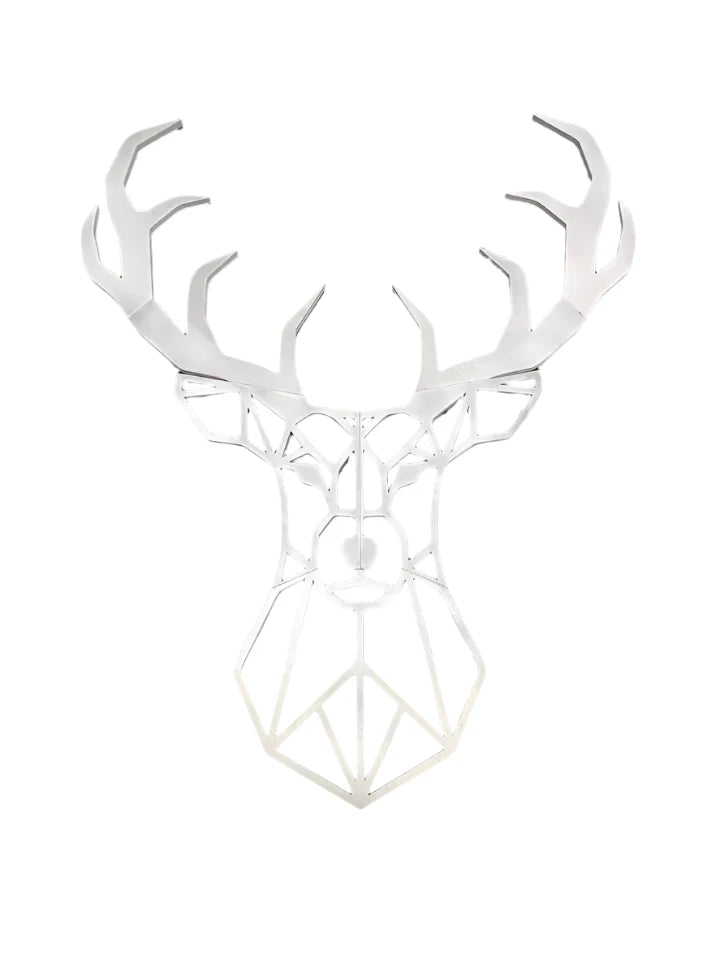 Deer Wall Art, Decorative 2D Sculpture