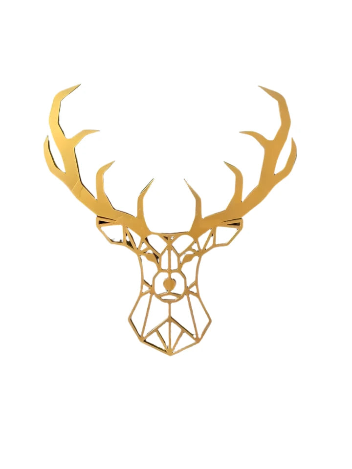 Deer Wall Art, Decorative 2D Sculpture